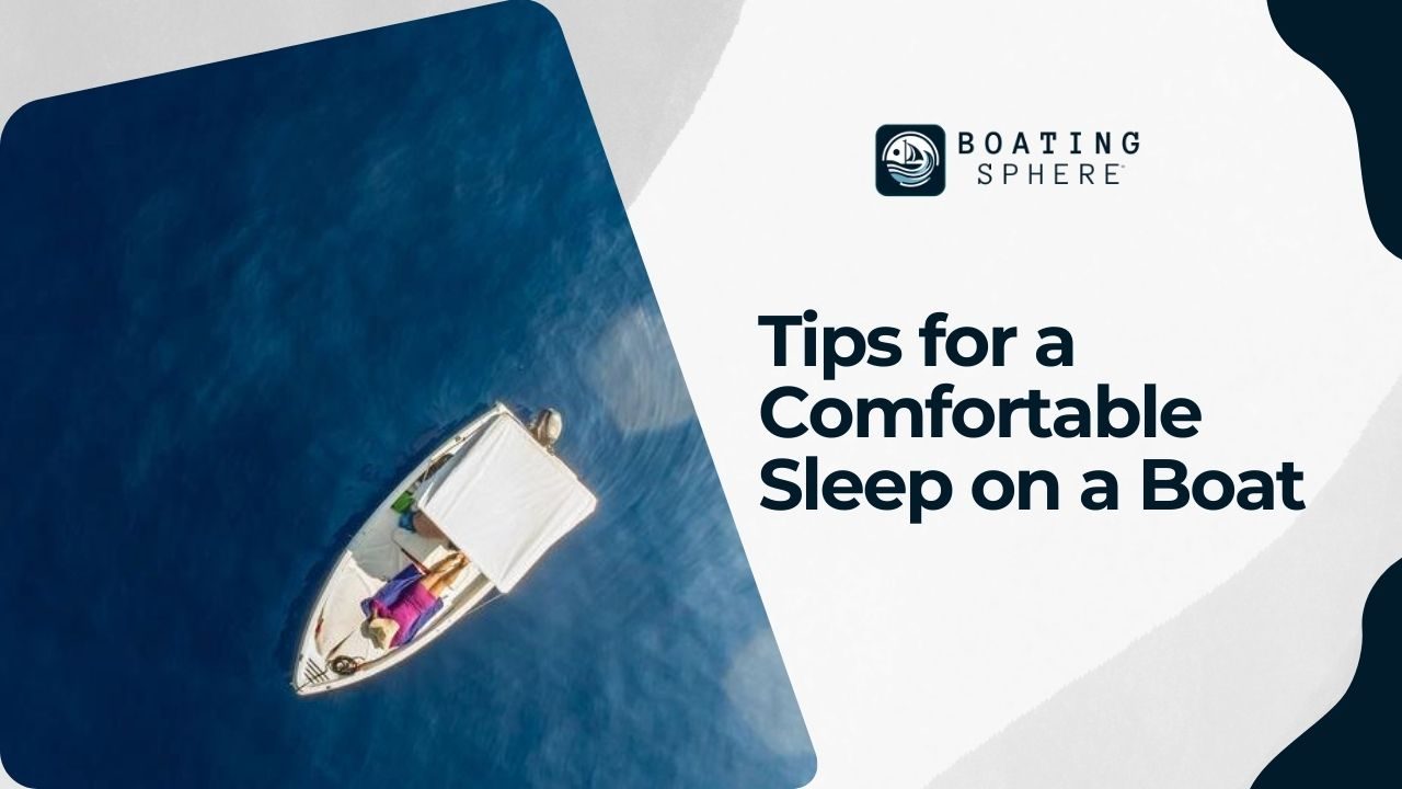 Essential advice for ensuring a restful and comfortable sleep while on a boat.