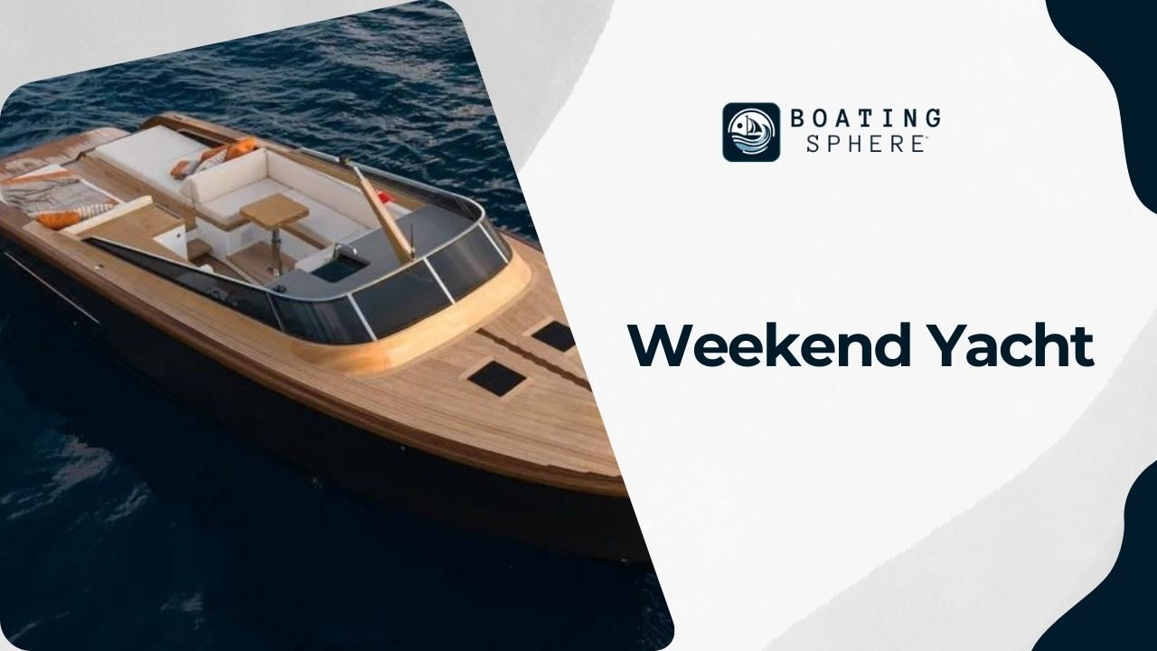 Features of weekend yachts, perfect for brief getaways.