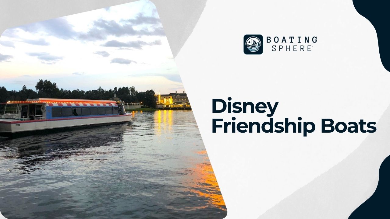 Overview of the Disney Friendship Boats used for transportation at Disney resorts.