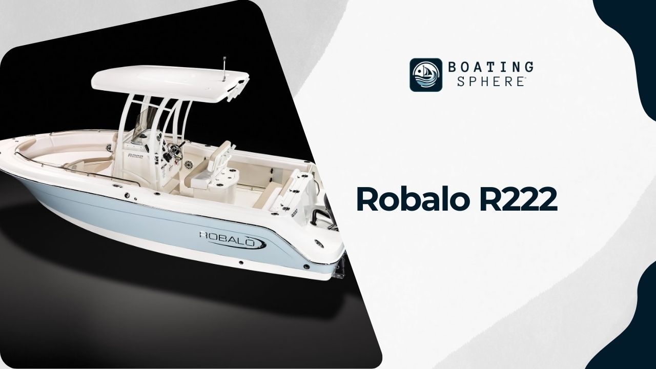 The Robalo R222, a blend of comfort and fishing efficiency.