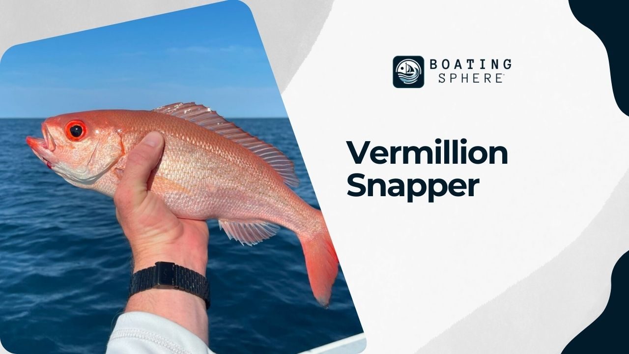 Description of Vermillion Snapper, smaller relatives of the Red Snapper.