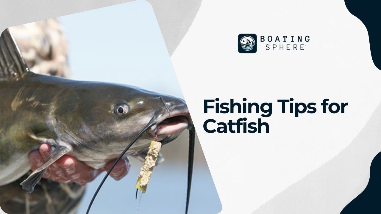 A fisherman demonstrates the proper technique for baiting a hook for catfish.