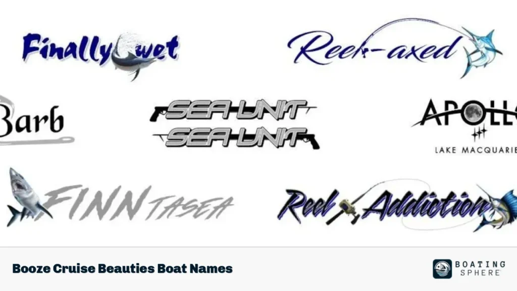 Booze Cruise Beauties Boat Names