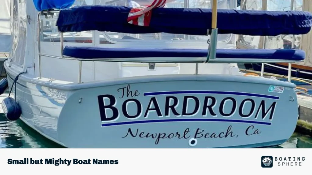 Small but Mighty Boat Names