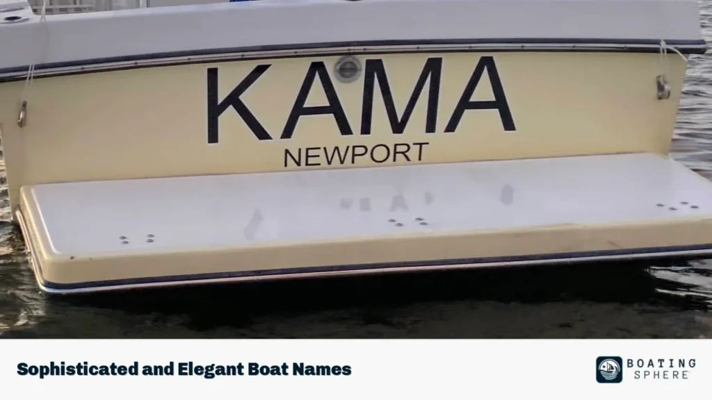 Sophisticated and Elegant Boat Names